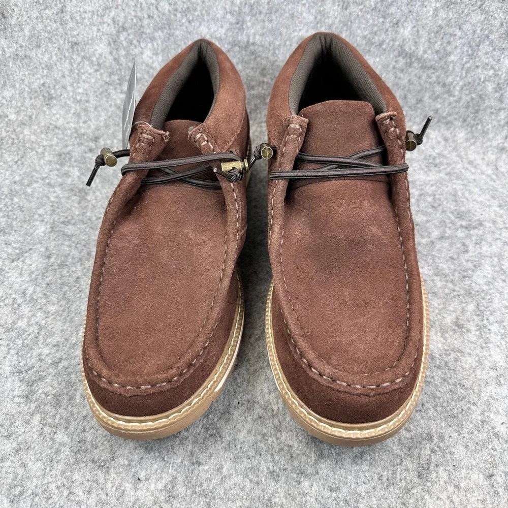 Eddie Bauer Men's Chukka Boots Size 12 Caribou Brown Suede Leather New